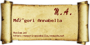 Mágori Annabella névjegykártya